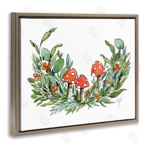 Stupell Industries Alexandria Gilbert Kincaid | Mushrooms And Greens Wall Art
