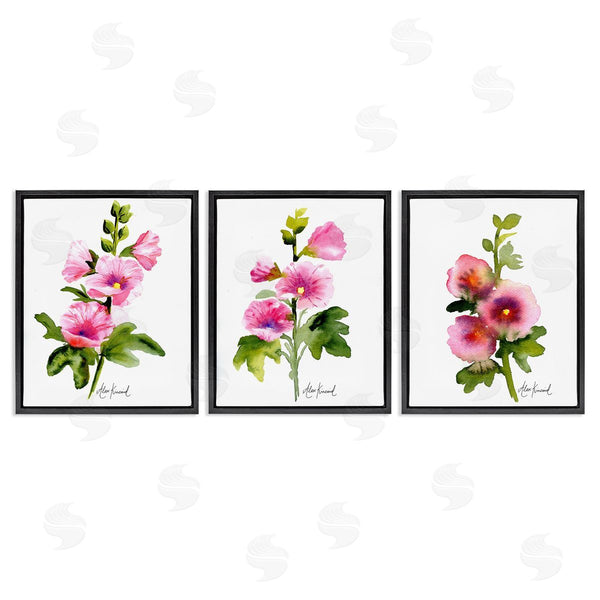 Stupell Industries Alexandria Gilbert Kincaid | Pink Flower Watercolors Wall Art