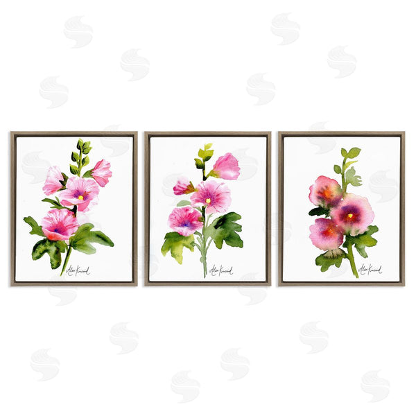 Stupell Industries Alexandria Gilbert Kincaid | Pink Flower Watercolors Wall Art