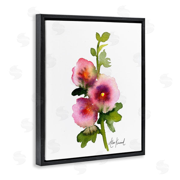 Stupell Industries Alexandria Gilbert Kincaid | Pink Watercolor Flowers Wall Art