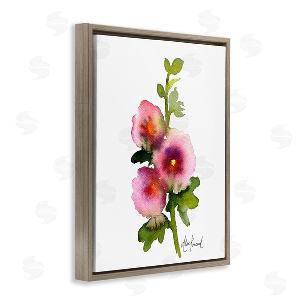 Stupell Industries Alexandria Gilbert Kincaid | Pink Watercolor Flowers Wall Art