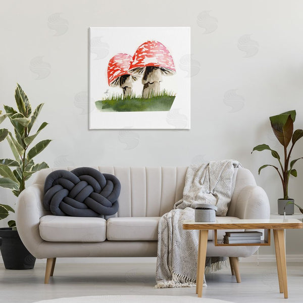 Stupell Industries Alexandria Gilbert Kincaid | Red Mushroom Pair Wall Art