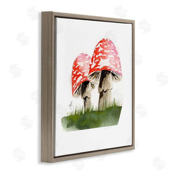 Stupell Industries Alexandria Gilbert Kincaid | Red Mushroom Pair Wall Art