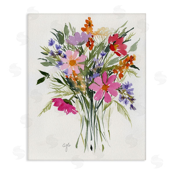 stupell industries Alexandria Gilbert Kincaid | Simple Mixed Bouquet Wall Art