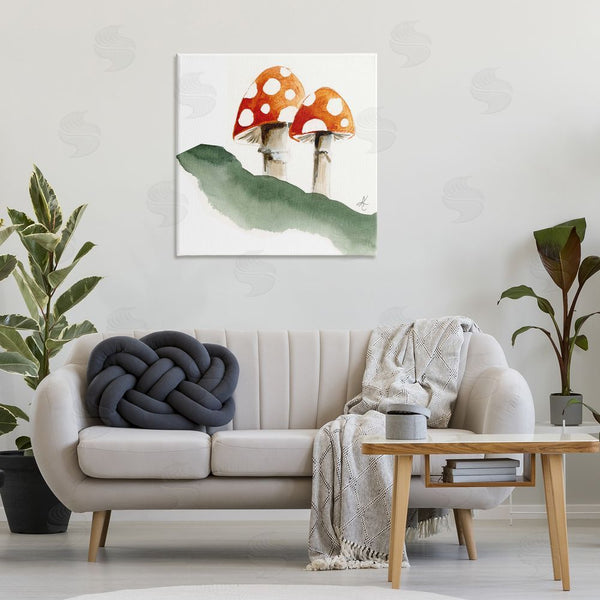 Stupell Industries Alexandria Gilbert Kincaid | Spotted Red Mushrooms Wall Art