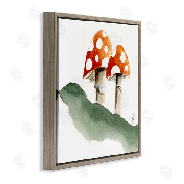 Stupell Industries Alexandria Gilbert Kincaid | Spotted Red Mushrooms Wall Art