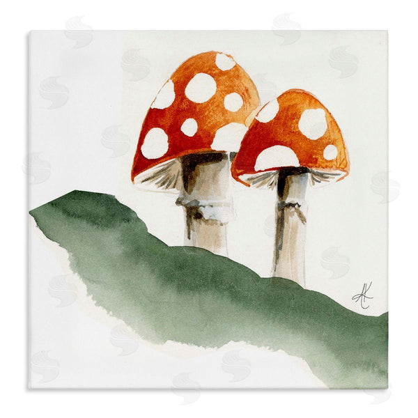 stupell industries Alexandria Gilbert Kincaid | Spotted Red Mushrooms Wall Art
