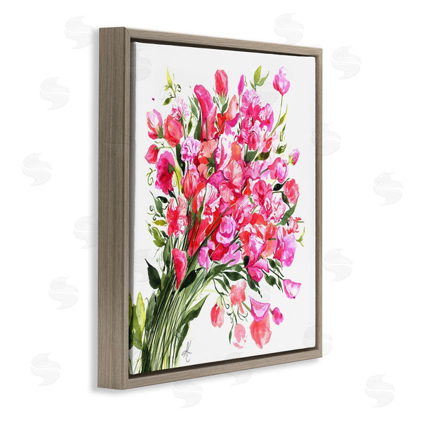 Stupell Industries Alexandria Gilbert Kincaid | Sweet Pea Bouquet