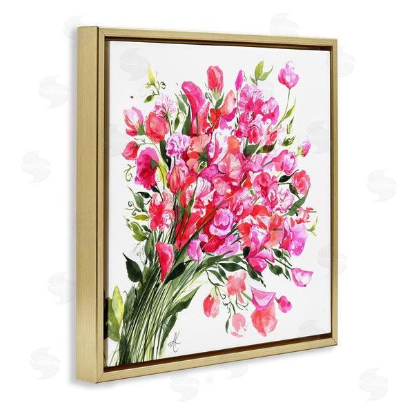 Stupell Industries Alexandria Gilbert Kincaid | Sweet Pea Bouquet