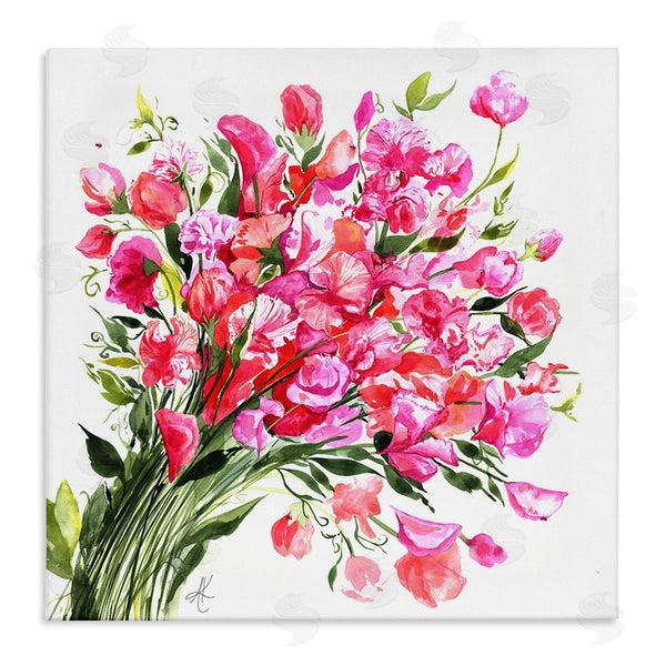 stupell industries Alexandria Gilbert Kincaid | Sweet Pea Bouquet