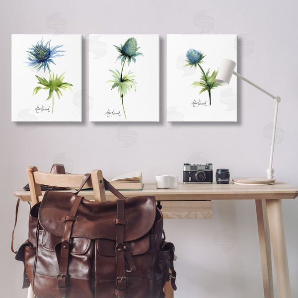 Stupell Industries Alexandria Gilbert Kincaid | Thistle Watercolors On White Wall Art