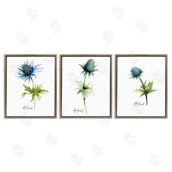 Stupell Industries Alexandria Gilbert Kincaid | Thistle Watercolors On White Wall Art