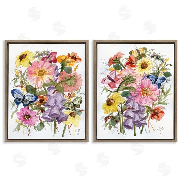 Stupell Industries Alexandria Gilbert Kincaid | Traditional Butterflies & Florals Wall Art