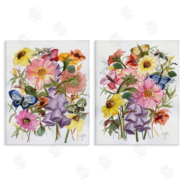 stupell industries Alexandria Gilbert Kincaid | Traditional Butterflies & Florals Wall Art