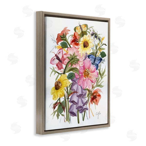 Stupell Industries Alexandria Gilbert Kincaid | Varied Cottage Floral Bundle Wall Art