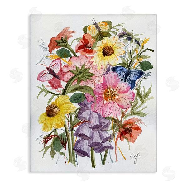 stupell industries Alexandria Gilbert Kincaid | Varied Cottage Floral Bundle Wall Art