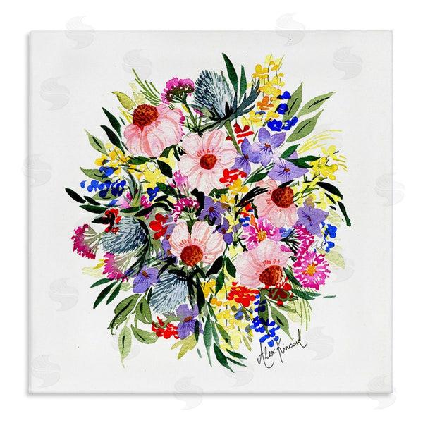 stupell industries Alexandria Gilbert Kincaid | Vivid Blooming Bouquet Wall Art