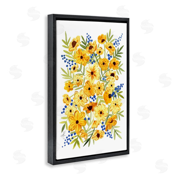 Stupell Industries Alexandria Gilbert Kincaid | Yellow Cosmos And Berries