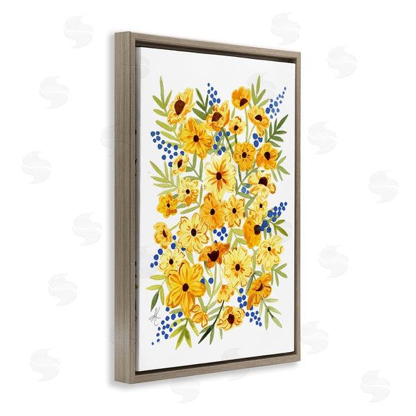 Stupell Industries Alexandria Gilbert Kincaid | Yellow Cosmos And Berries