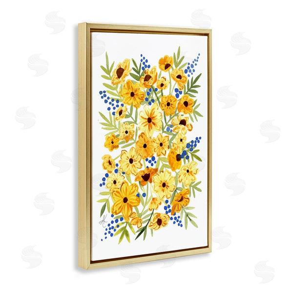 Stupell Industries Alexandria Gilbert Kincaid | Yellow Cosmos And Berries