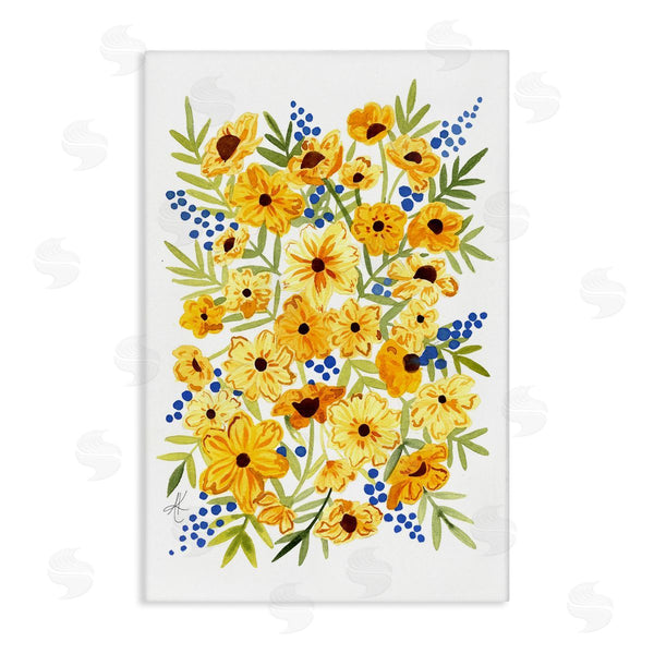 stupell industries Alexandria Gilbert Kincaid | Yellow Cosmos and Berries