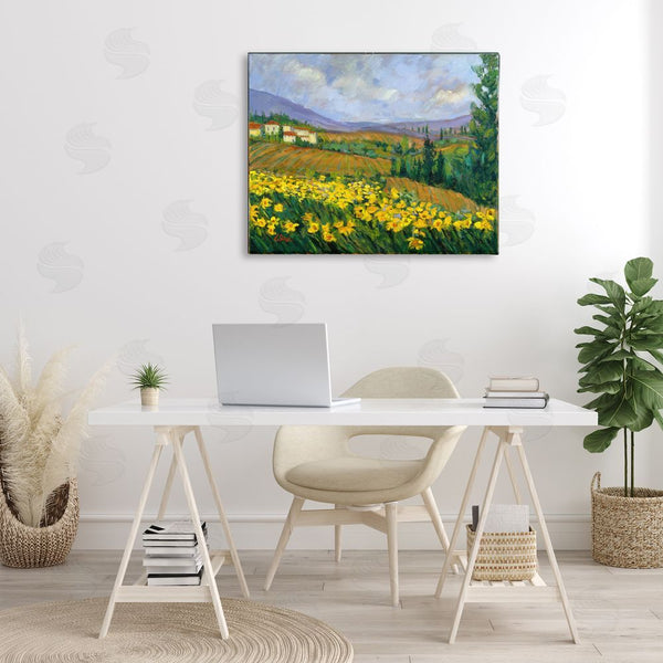 Stupell Industries Alexi Fine | Daffodil Field By Farm Wall Art