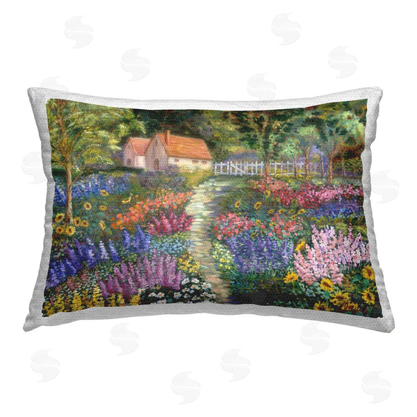 Stupell Industries Alexi Fine | Floral Garden Cottage