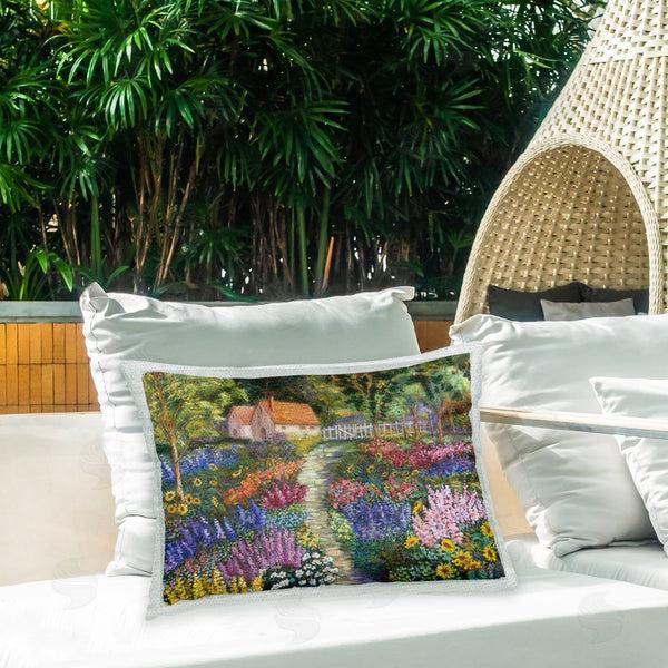 Stupell Industries Alexi Fine | Floral Garden Cottage