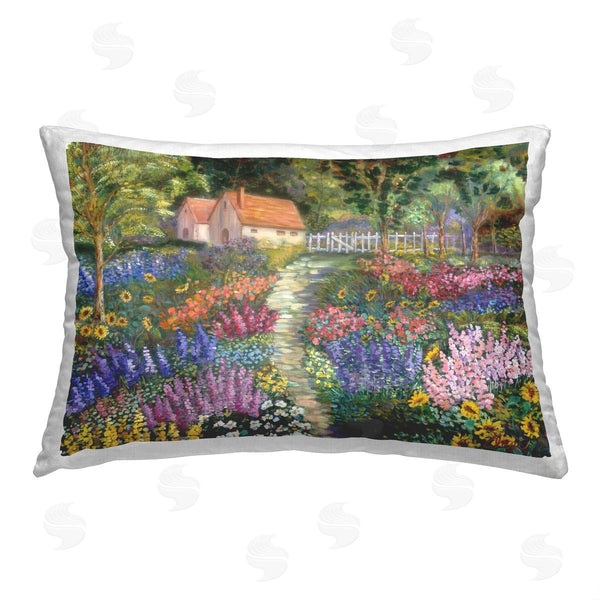stupell industries Alexi Fine | Floral Garden Cottage