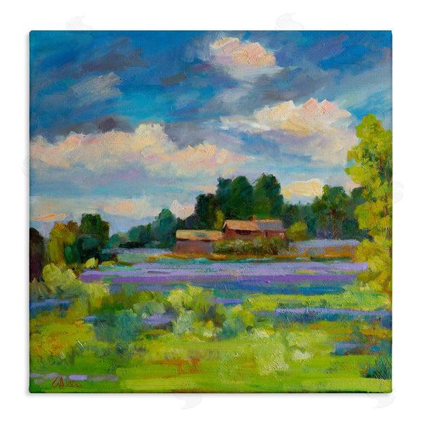 stupell industries Alexi Fine | Lavender Countryside Landscape