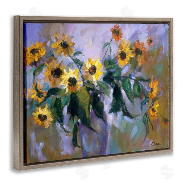 Stupell Industries Alexi Fine | Purple Sunflowers Painting