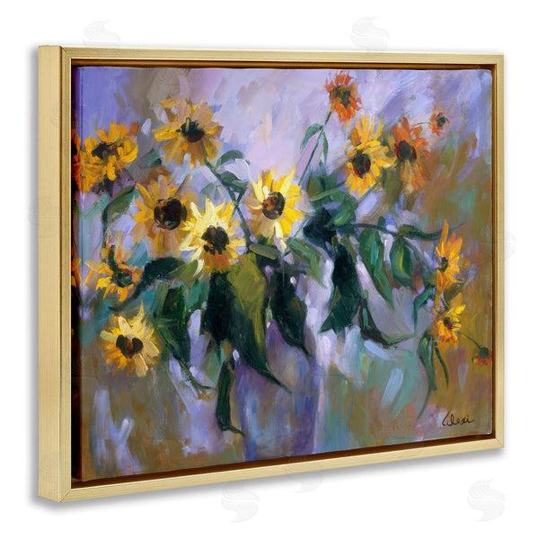 Stupell Industries Alexi Fine | Purple Sunflowers Painting