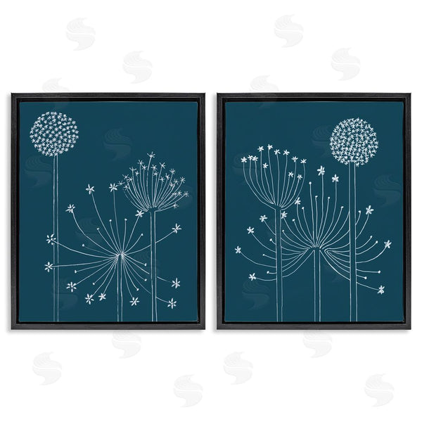 Stupell Industries Alicia Longley | Blooming Dandelions Line Drawing Wall Art