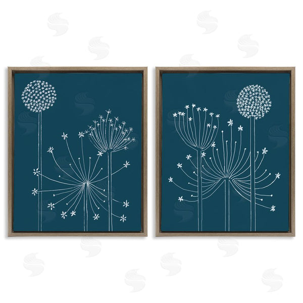 Stupell Industries Alicia Longley | Blooming Dandelions Line Drawing Wall Art
