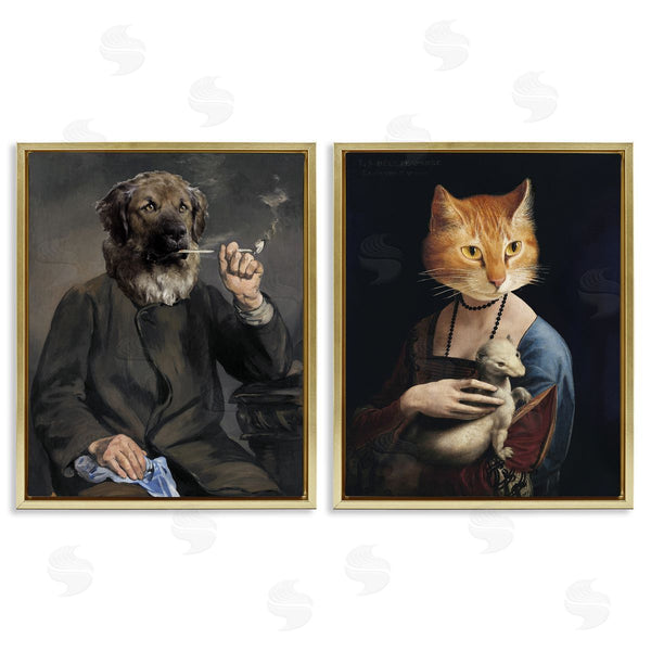 Stupell Industries Alicia Longley | Historical Painting Animals