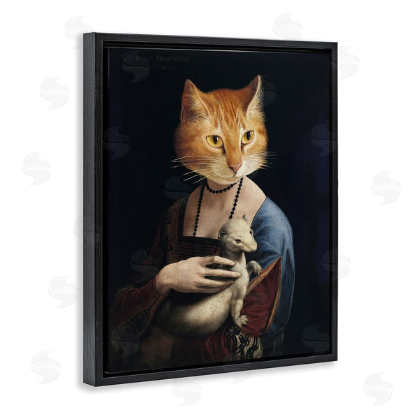 Stupell Industries Alicia Longley | Historical Portrait Cat