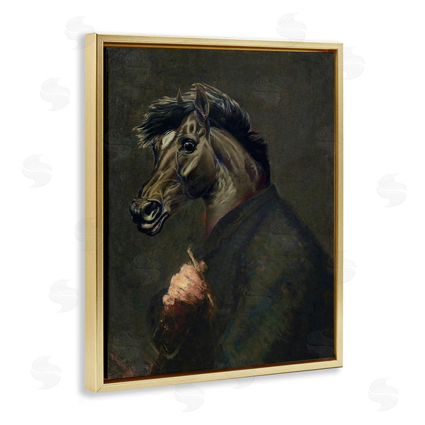 Stupell Industries Alicia Longley | Horse Painter Portrait