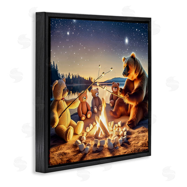 Stupell Industries Alina Georgescu | Fireside Friends Bear