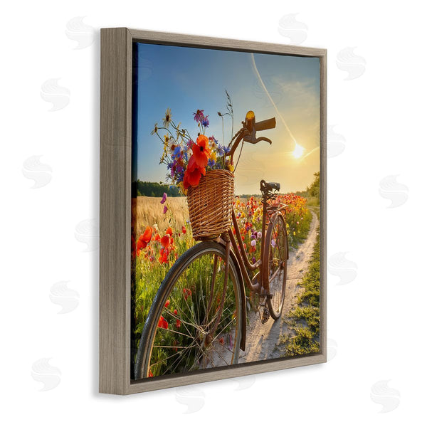 Stupell Industries Alina Georgescu | Flower Stop Bicycle