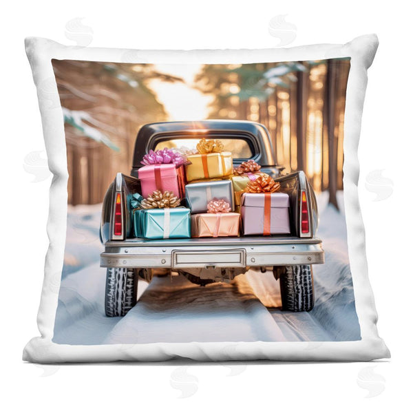 stupell industries Alina Georgescu | Special Holiday Delivery Printed Throw Pillow