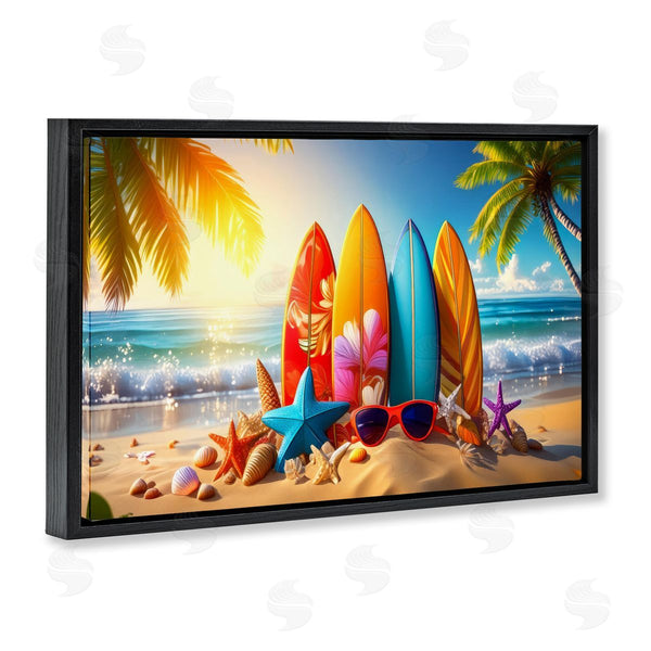 Stupell Industries Alina Georgescu | Tropical Surf & Turf