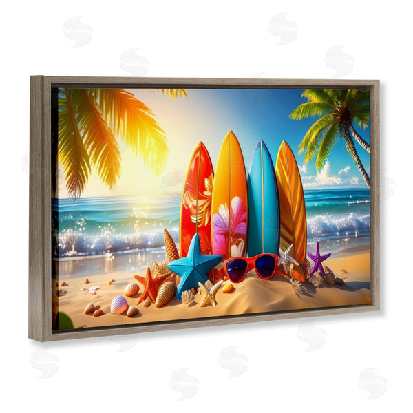 Stupell Industries Alina Georgescu | Tropical Surf & Turf