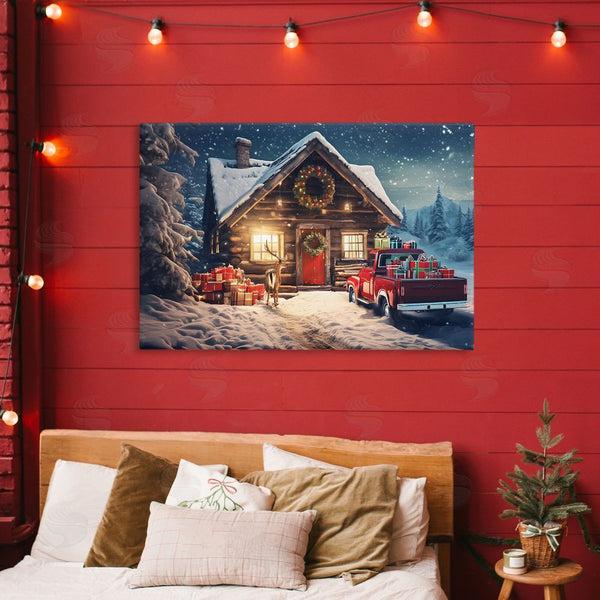 Stupell Industries Alina Georgescu | Woodsy Holiday Cabin