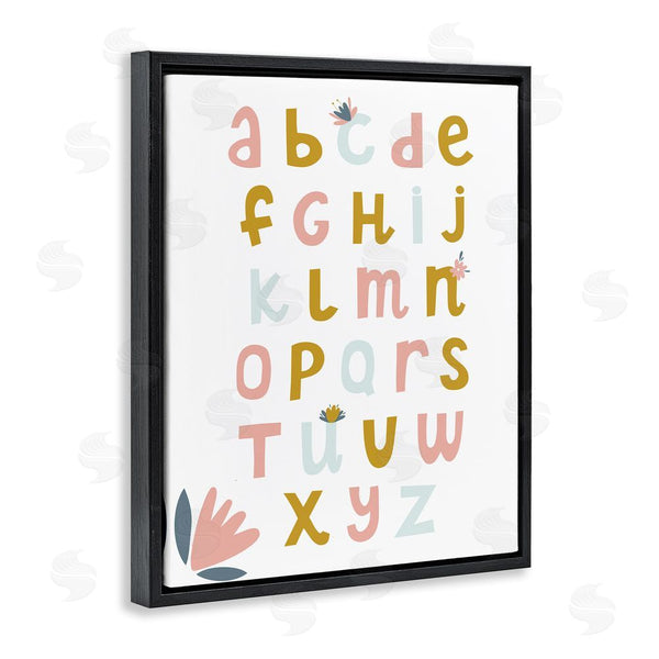 Stupell Industries Alina Sagirova | Muted Tones Floral Alphabet Wall Art