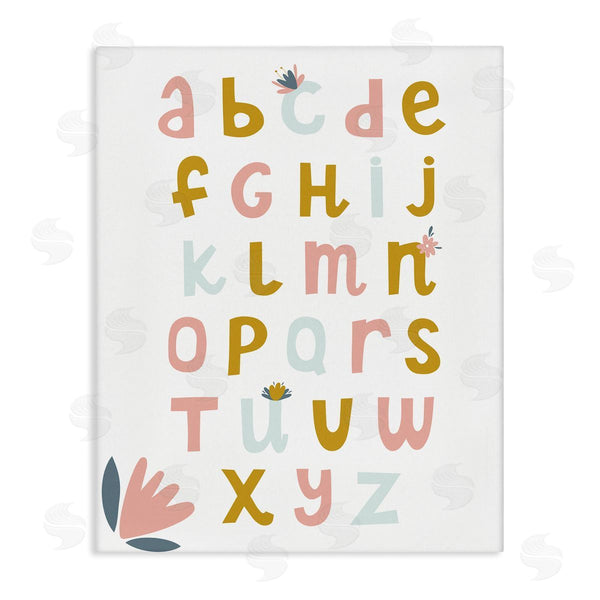 stupell industries Alina Sagirova | Muted Tones Floral Alphabet Wall Art