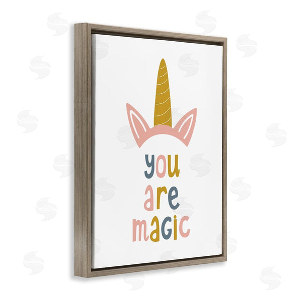 Stupell Industries Alina Sagirova | You Are Magic Unicorn Horn Wall Art