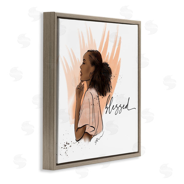 Stupell Industries Alison Petrie | Blessed Woman Portrait Wall Art