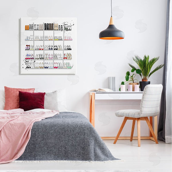 Stupell Industries Alison Petrie | Fashion Heels Glam Shopping Wall Art