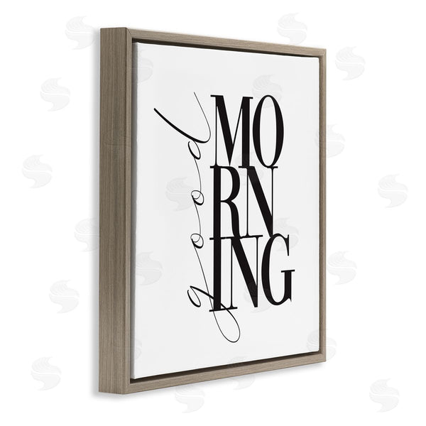 Stupell Industries Alison Petrie | Good Morning Modern Text Wall Art