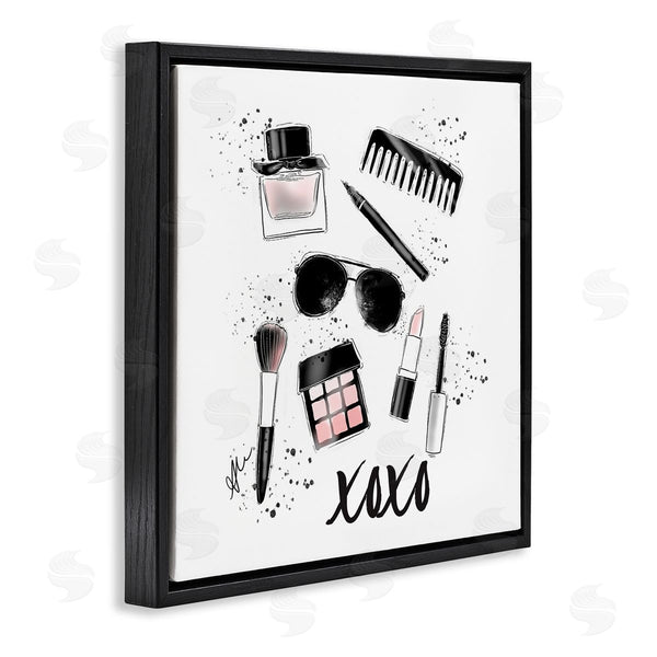 Stupell Industries Alison Petrie | XOXO Glam Cosmetics Makeup Wall Art